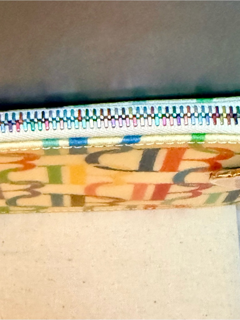 Vintage Dooney & Bourke Y2K
Rainbow Scribble Monogram
Wristlet Canvas Pouch - Picture 7 of 10